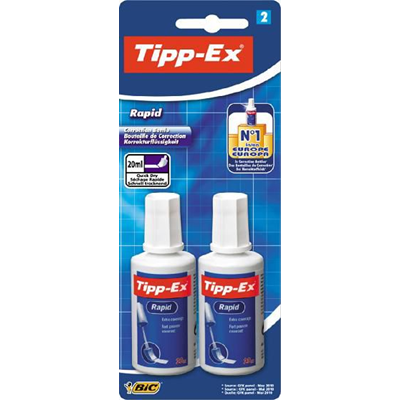 Flacon correcteur tipp ex rapid x 2