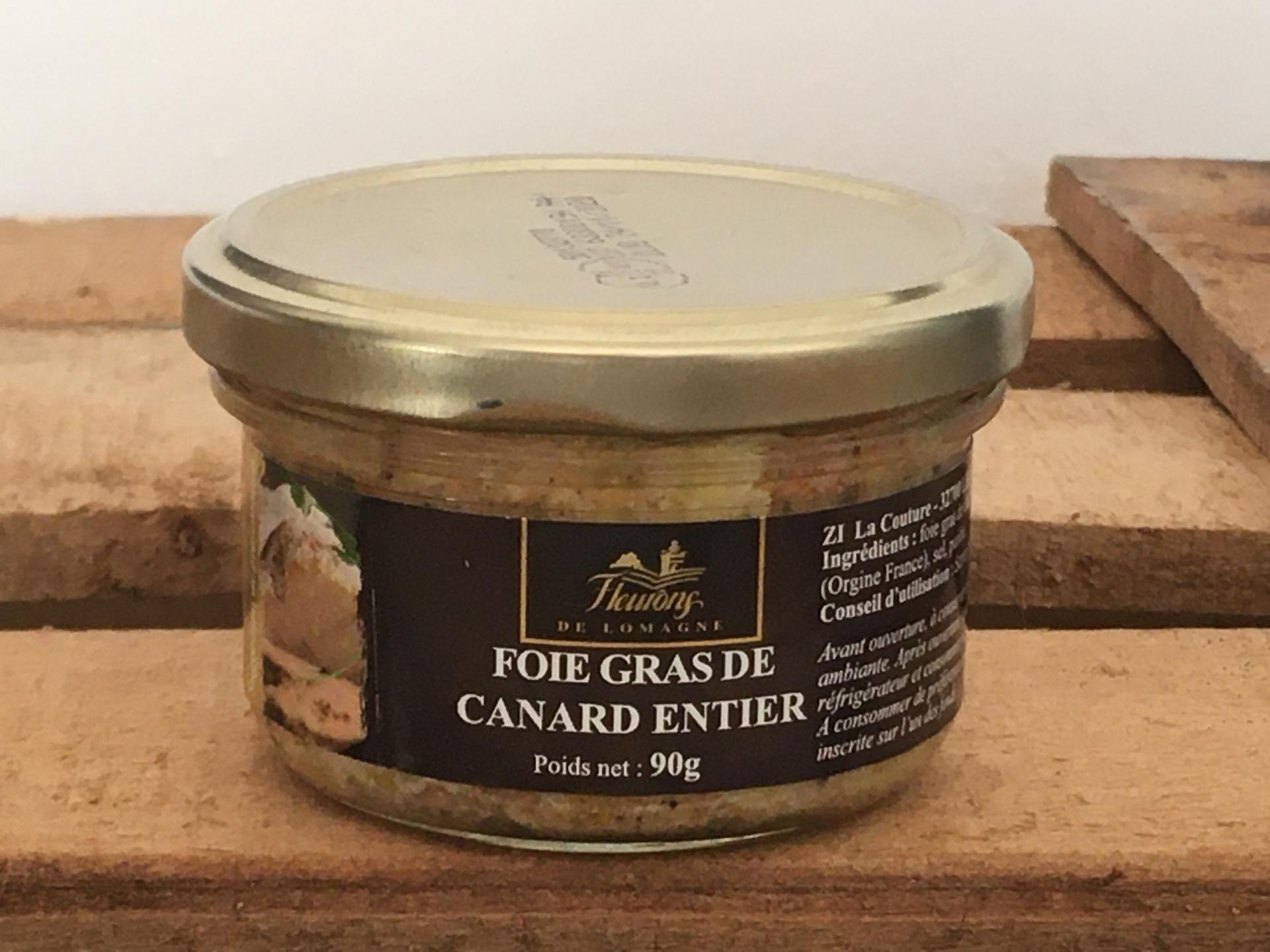 Foie gras de canard entier 90g