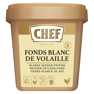 Fonds blanc de volaille 800 g Chef