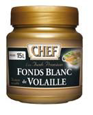 Fonds blanc de volaille premium 630 g chef