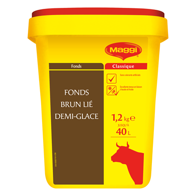 Fonds brun lié demi-glace 1.2 kg Maggi