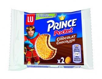 Gouter prince pocket fourre gout chocolat en etui 40 g lu