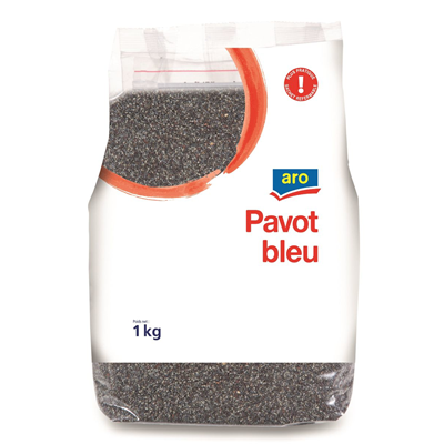 Pavot bleu en grains