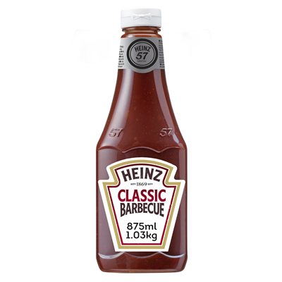 Sauce barbecue en flacon souple 875 ml HEINZ - Grossiste Sauces  condimentaires - EpiSaveurs