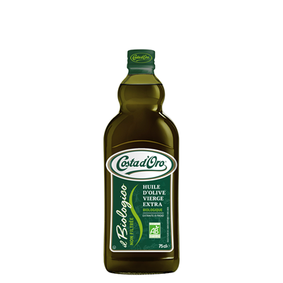 Huile d olive bio bouteille 75 cl costa d oro