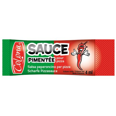 Huile pimentée pour pizza 200 x 4 ML Colona en vrac