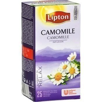 Infusion Camomille La boite de 25 sachets - 25 g Lipton