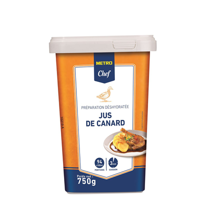 Jus de canard deshydrate 750 g metro chef