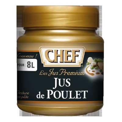 Jus de poulet premium 640 g chef