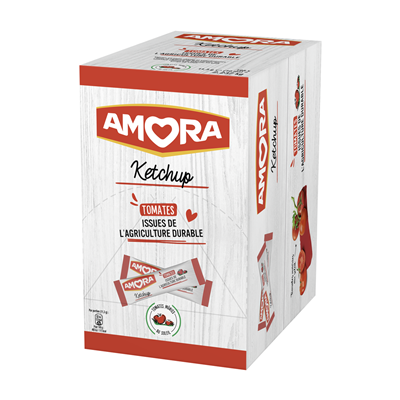 Ketchup dosettes 198 x 10 ml amora