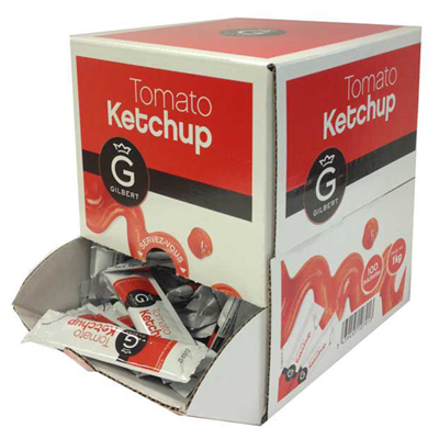 Ketchup en buchettes 10 g gilbert vendu a l unite