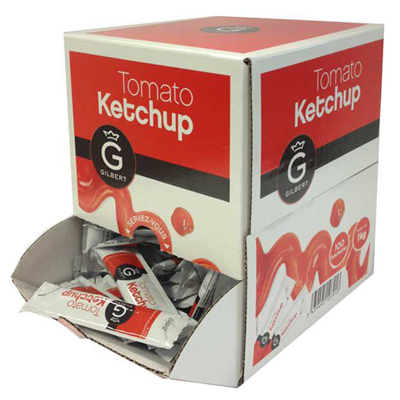 Ketchup en buchettes 100 x 10 g gilbert