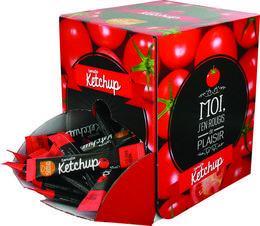 Ketchup en stick 10 g x 100 saveurs et sauces boite service 