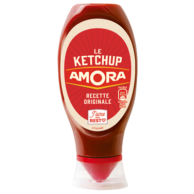 Ketchup flacon souple 486 g amora