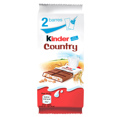 Kinder country 47 g carton de 26