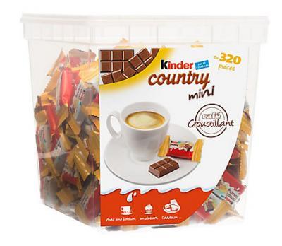 Kinder country mini 320 pieces 1 7 kg cevennes terroir colis gastronomiques