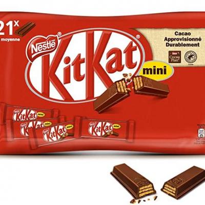 Kitkat mini barre au chocolat au lait sachet 350g