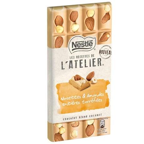 Les recettes de l atelier noisettes et amandes entieres torrefiees 195 g pour professionnels