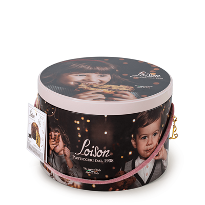 Loison panettone au chocolat boite en fer 750 g