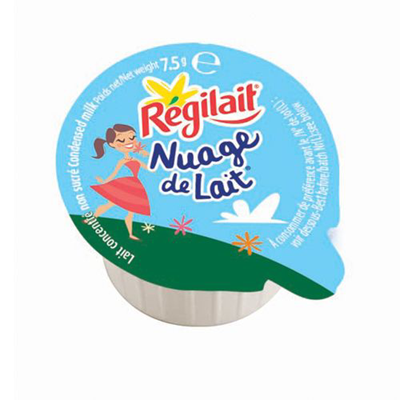 Nuage de lait concentré non sucré en coupelle 7.5 g Régilait