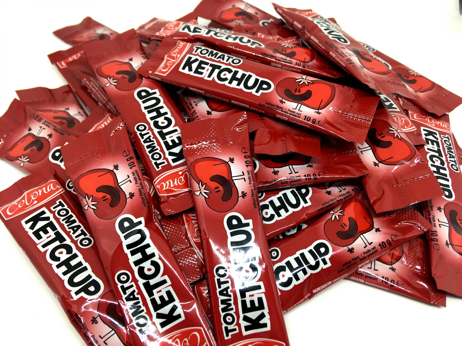 Lot de sticks de ketchup en dosettes 10 g colona 1