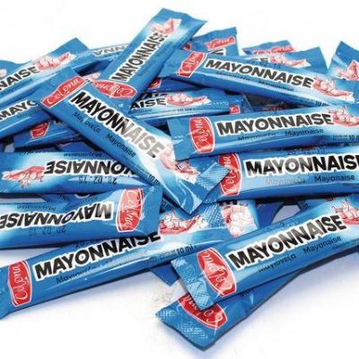 Lot de sticks de mayonnaise 10 g colona