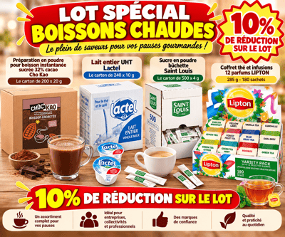 Lot special boissons chaudes 10 