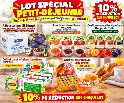 Lot special petit dejeuner gourmand 1 