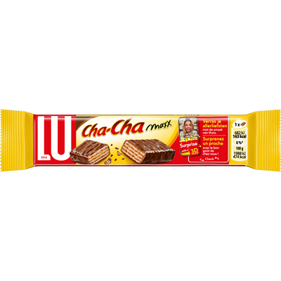 Lu gaufrette fourree cha cha maxx 34 g