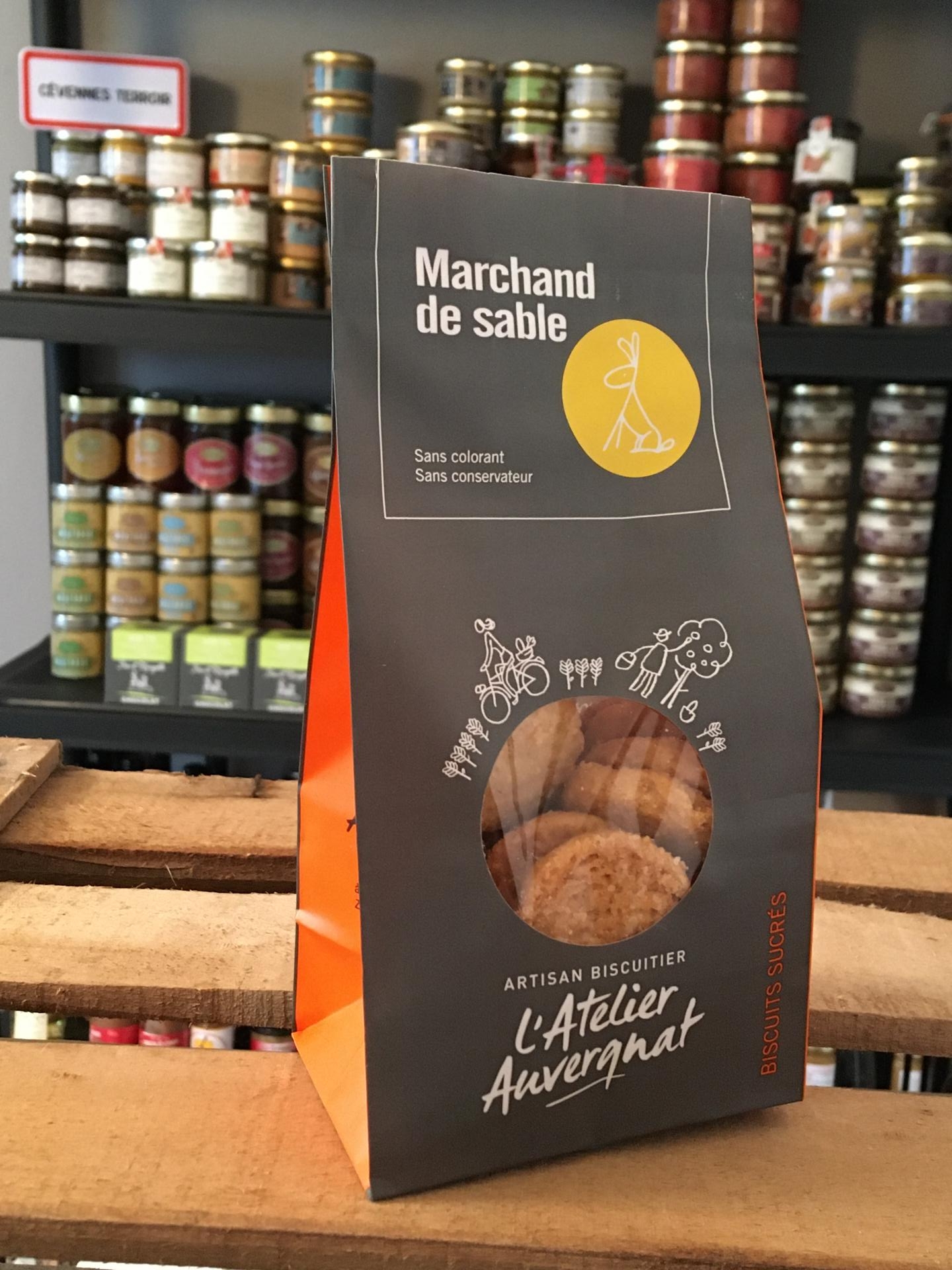Marchand de sable sucres 140 g biscuiterie l atelier auvergnat 1