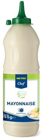 Mayonnaise 855 g metro chef pour professionnels