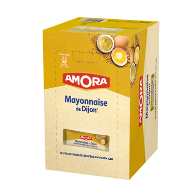 Mayonnaise de dijon dosettes 200 x 10 ml amora