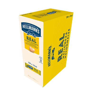 Mayonnaise dosettes 200 x 10 ml hellmann s