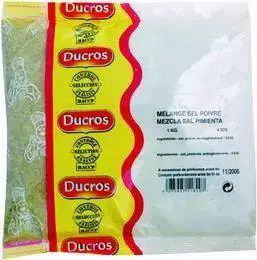 Melange sel et poivre 1 kg ducros