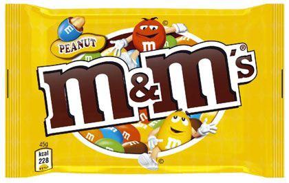 Metm s peanuts 36 x 45 g pour professionnels