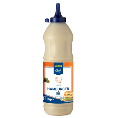 Metro chef sauce hamburger 910 g