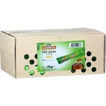 Miel en sticks 100x20 g andros