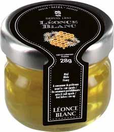 Miel pot en verre 28 g x 48 leonce blanc 1
