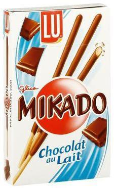 Mikado au chocolat au lait 8 x 75 g pour professionnels