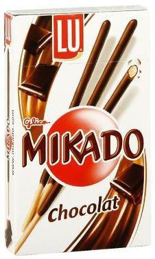 Mikado au chocolat noir 8 x 75 g pour professionnels