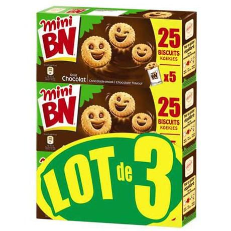 Mini bn chocolat 3 x 175 g pour professionnels