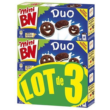 Mini bn duo 3 x 190 g pour professionnels