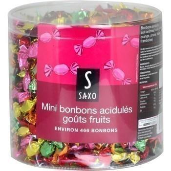 Mini bonbons acidulés goûts fruits 1.4 kg Saxo