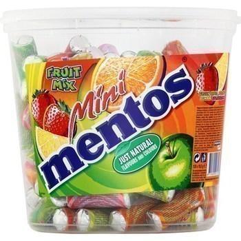 Mini bonbons parfums fruits Les 120 rouleaux de 10.5g Mentos