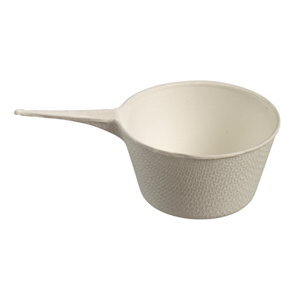 Mini casserole pulpe de canne blanc 3 x 5.6 x 9.1 cm 50 ml x 100 Solia