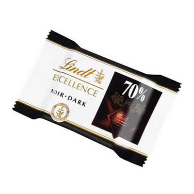 Mini excellence Noir mini carrés Lindt le lot de 100