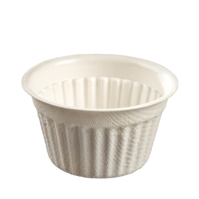 Mini fondant pulpe de canne blanc 6.7 x 3.7 cm 70 ml x 100 Solia