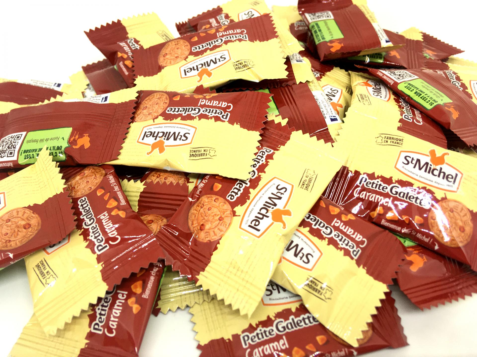 Mini galettes caramel st michel le lot de 50