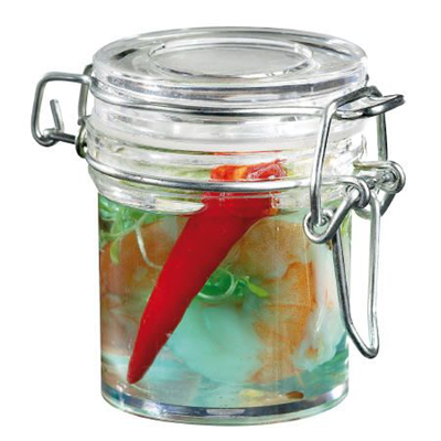Mini pot en plastique solia 80 ml vendu par 24
