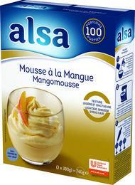 Mousse a la mangue 380 g x 2 8 l 100 rations